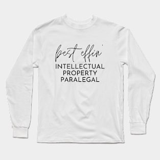 Intellectual Property Paralegal Gift Idea For Him Or Her, Thank You Present Long Sleeve T-Shirt